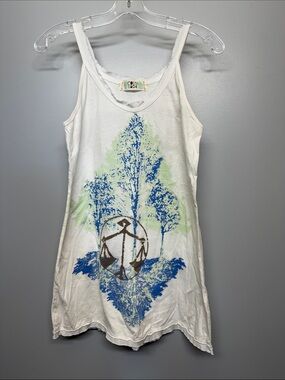 Coin 1804 Anthro White Nature Tank Top